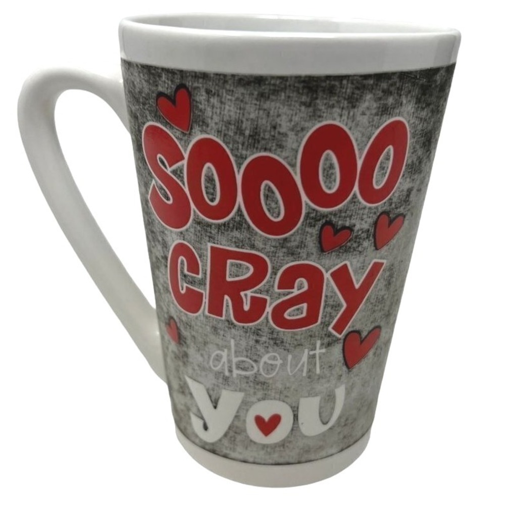 Coffee Mug Soooo Cray‎ About You Crazy Love Hearts Tea Cup